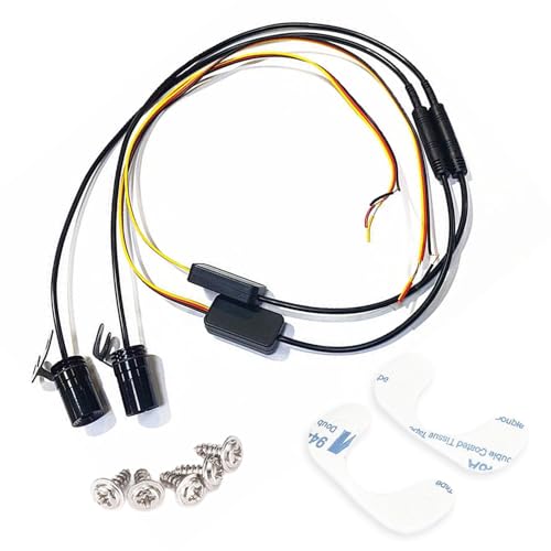 Lampe de projection de tapis de porte de bienvenue moto contre l'obscurité