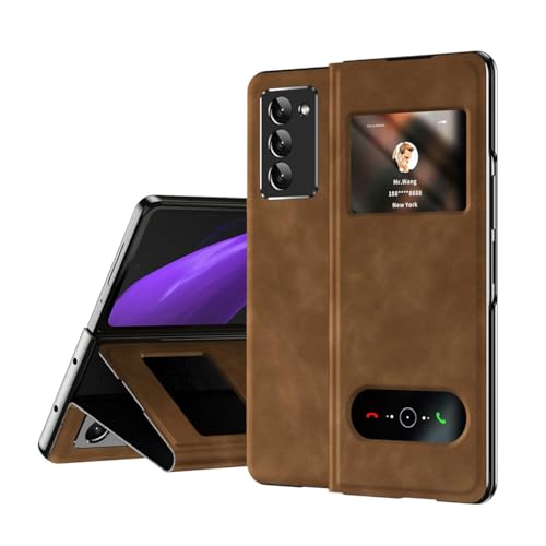 Housse Galaxy Z Fold 2 en cuir idéale pour le bureau et les voyages