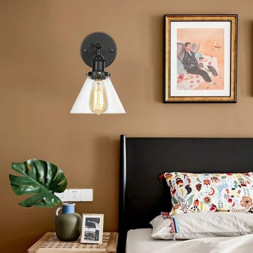Lámpara de pared industrial para un vestíbulo acogedor y luz de noche en dormitorio 3
