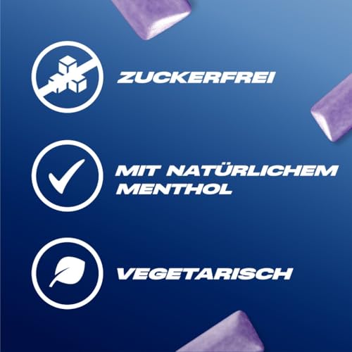 Airwaves Kaugummi Zuckerfrei, Cool Cassis Gum, 6 x 50 Dragees, Großpackung Chewing Gum, Kaugummi ohne Zucker mit Minz Frische (300 Dragees) 5