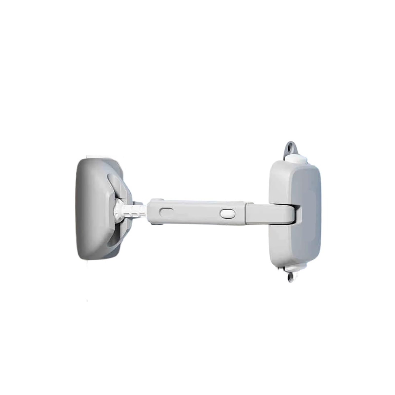 Fibbia di sicurezza for porte e finestre, protezione for bambini, anticaduta, antivento, limitatore fisso for l'apertura delle(Gray)