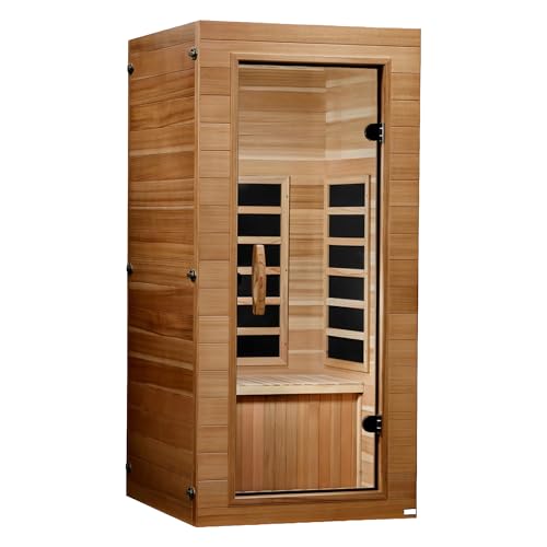 DYNAMIC SAUNAS Elite 1 Person Compact Ultra Low EMF FAR...