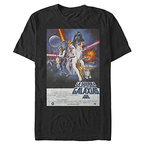 T-shirt Star Wars homme noir vêtement grande taille 3XL manches courtes
