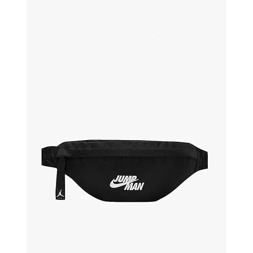 Nike Jordan Crossbody Waist Bag/Hip Pack Unisex Small (Black)
