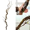 669in Flexible Artificial Wall Hanging Plants Tree Trunk Fake Cherry Blossom Branches Wood Twigs Twisted Cane Vine Grape Garland for Wedding Outdoor Garden Home Room Christmas Decoration