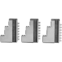 3 Pack Outside Jaw Chuck, K11-125, 20CrMnTi, 5" Lathe Chuck, Metal Lathe Chucks Compatible with Drilling Machine, Grinding Lathes, Milling Machine