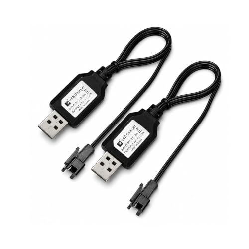 7.4V SM-3PIN RC Car Charger for Li-Ion Battery | Fast Charging & Overcharge Protection | Compatible...