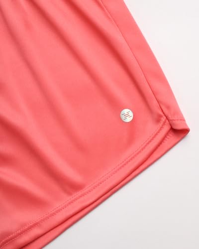 RBX Girls' Active Shorts - 2 Pack Lightweight and Breathable Athletic Gym Flowy Dolphin Shorts for Girls (Sizes: 4-16)3