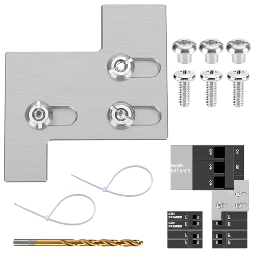 Kit de enclavamiento de generador con bloqueo mecánico de seguridad para paneles GE de 1-1/4"