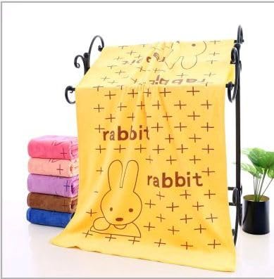 THE PURE NEST DRESSABLY Newborn Baby's Cotton Washcloth Soft Bath Towel (Colour and Prints May Vary, Small, 48cm x 84cm) - Pack of 2 4