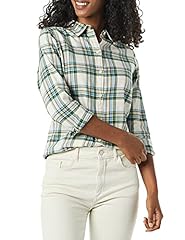 Ivory Green Alpine Plaid