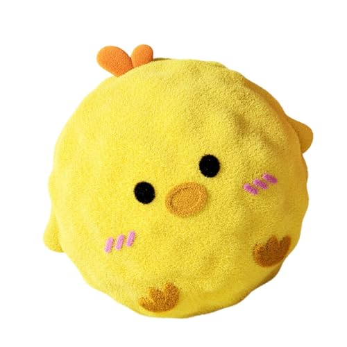 Generisch Dog Squeaky Ball- Plush Thermoplastic Rubber | Soft Fabric Flexible Design | Interactive Nibbling and Chewing Pet Toy for Puppies Boredom Relief Home Training