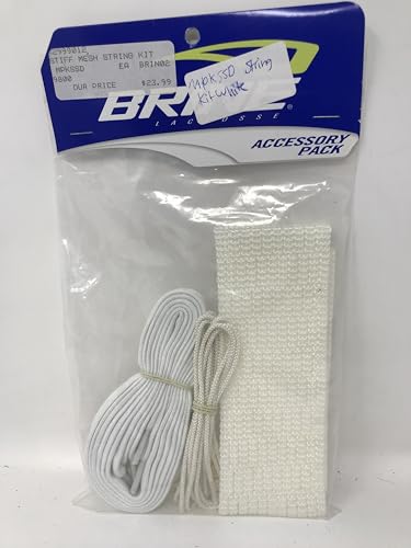 Brine Lacrosse Stiff Mesh String Kit (White)