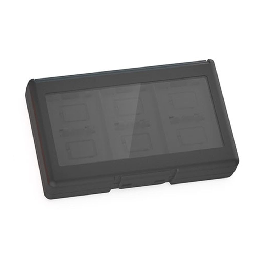 Scatola per carte da gioco per Nintendo Switch 2 - Confezione da 24 custodie in ABS, 17 x 10 x 2,7 cm, compatibile con cartucce di gioco Switch 2, design portatile - Il colore può variare