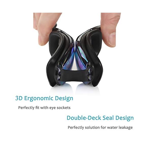 Aegend Swim Goggles, Swimming Goggles No Leaking Full Protection Adult Men Women Youth - Image 6