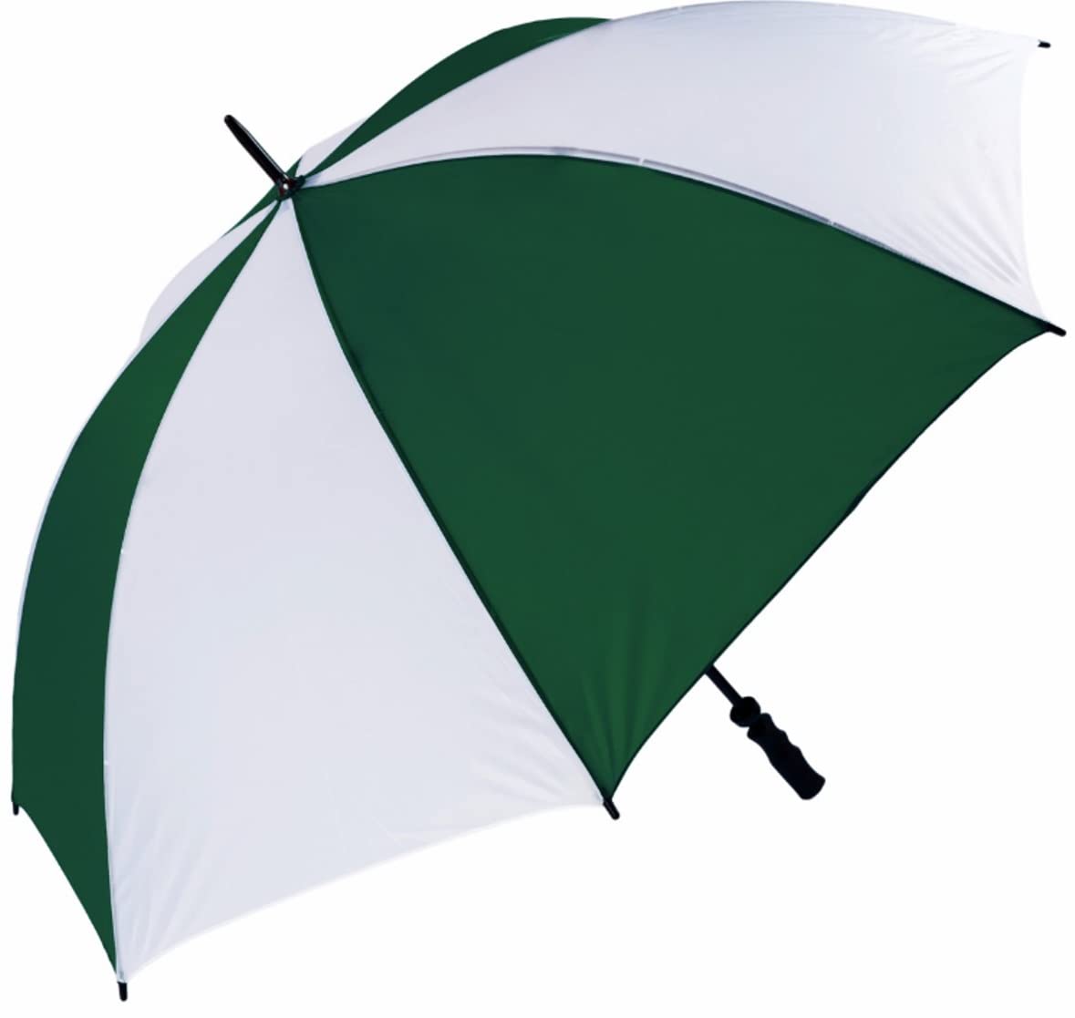 Papootz Green / White Golf Windproof Umbrella Large Sports Umbrella & Golfing Umbrella