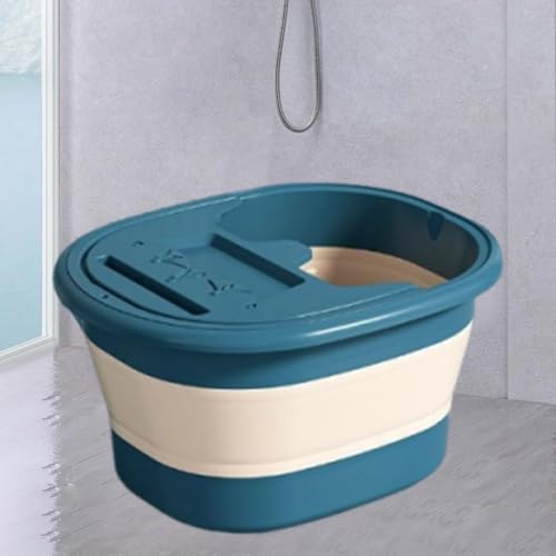 Lavapiés plegable portátil para camping y baños relajantes 4