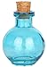 3.4 oz. Small Aqua Blue Glass Ball Bottle
