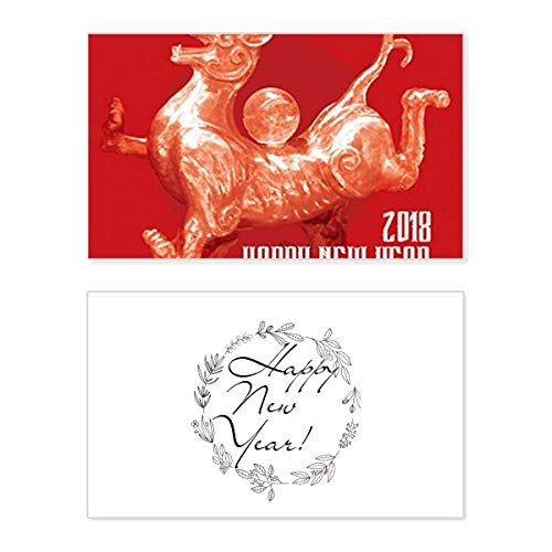 Tarjeta conmemorativa de Año Nuevo para sorprender a tus amigos con un mensaje único