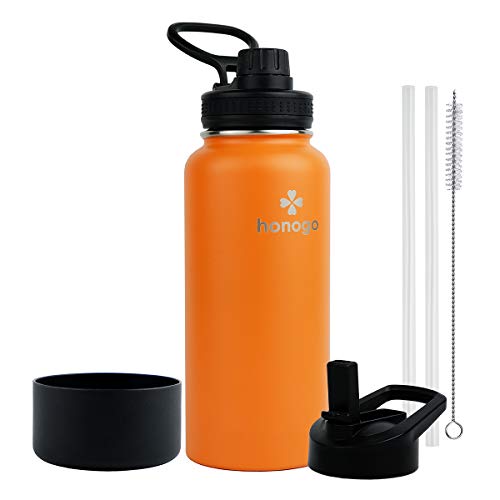 honogo Hydro Bottle Termo Deportivo Térmico 32 oz Acero Inoxidable Doble Pared Naranja miniatura 1