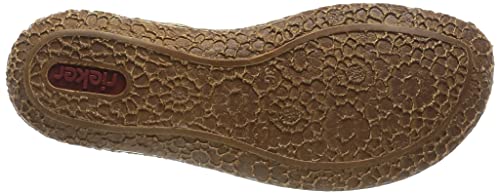 Rieker M0971, Mocassino Donna, Giallo, 37 EU