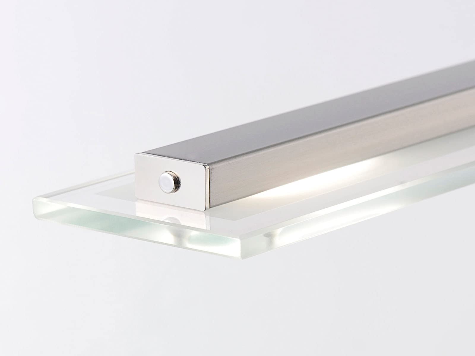 Fischer & Honsel Pendelleuchte Tenso TW 4x LED 5,0 Watt, nickelfarben, 3 Stufen CCT, höhenverstellbar, stufenlos dimmbar, 211224, 88 x 9 x 150 cm (LxBxH) , 1600 lm, 2700 K / 3350 K / 4000 K