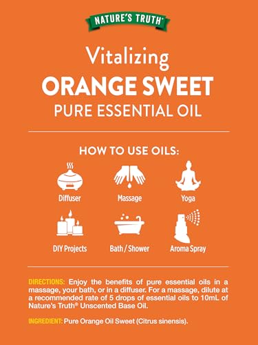 Aceite esencial de naranja dulce Nature's Truth 15 mL miniatura 2