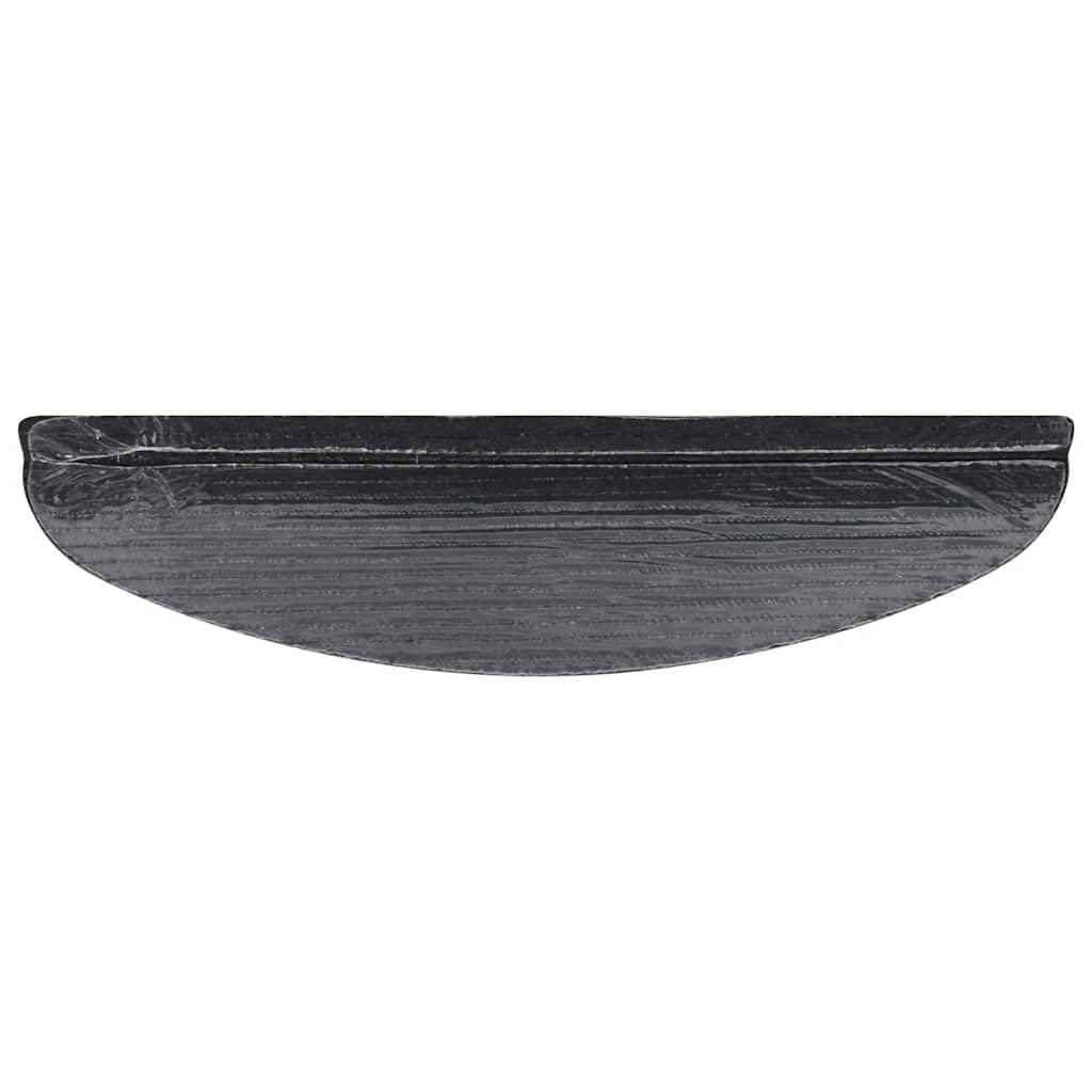 vidaXL Tappeti Autoadesivi per Scale 15 pz 56x17x3 cm Antracite
