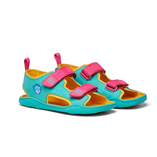 Affenzahn Sandale Vegan Airy, 23/23 Kinder, Owl Green