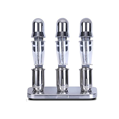 Bdesign Elektrische DREI-Kopf-Milch-Shaker-Maschine 2-Geschwindigkeiten Smoothie Maker Mixer 8500 RPM-Getränk-Mischer…