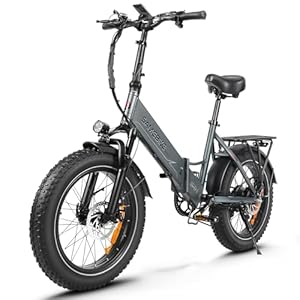 SAMEBIKE 20 Zoll E-Bike, Klappbares Elektrofahrrad, 48V 13Ah Abnehmbarer Akku, Mountainbike für Stadt und Gelände