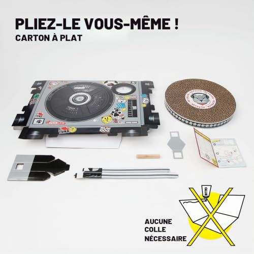 Grattoir pour chat design original de table de mixage - 6