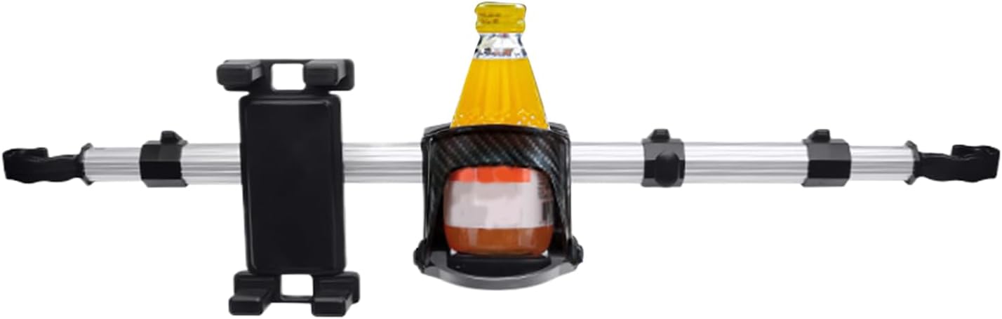 Porta Tablet Per Auto – Telescopico Con Gancio E Portabicchieri,Supporto Per Telefono E Tablet Per Poggiatesta Auto,Per Camion SUV RV Berlina Viaggio Borsa Da Viaggio Bottiglia D’Acqua Bambini