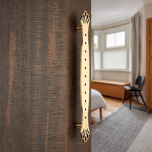 Image of COMPASS Main Door Handle | Door Handles for Main Door | Pull Handles for All The Doors of House | Office | Hotels, Antique Finish (PH-108, 18 Inch)