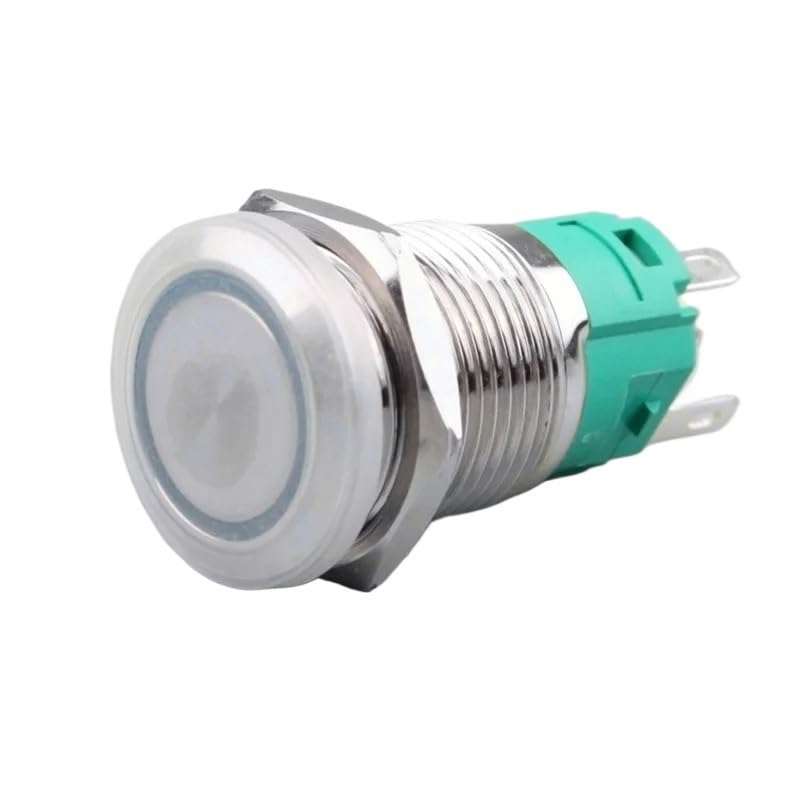 5Pcs 12mm 16mm 19mm 22mm 25mm Metal Push Button Switch Protection Cover Silicone Waterproof Dust Cap(19mm)