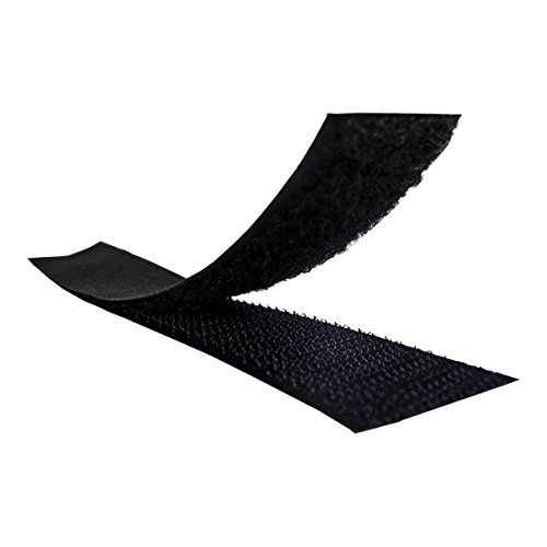 Jiakai 1 Inches (25Mm) 5 Yards Sew On Hook + Loop Loop Sew （Black） #TOP3
