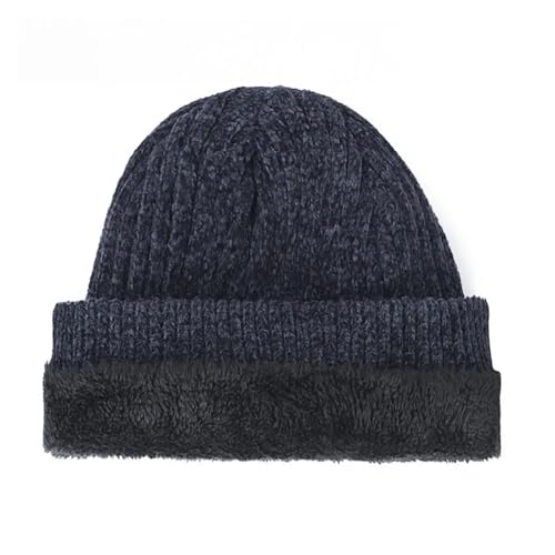 Bonnet tricoté doux pour hommes avec manchette extensible premium - 4