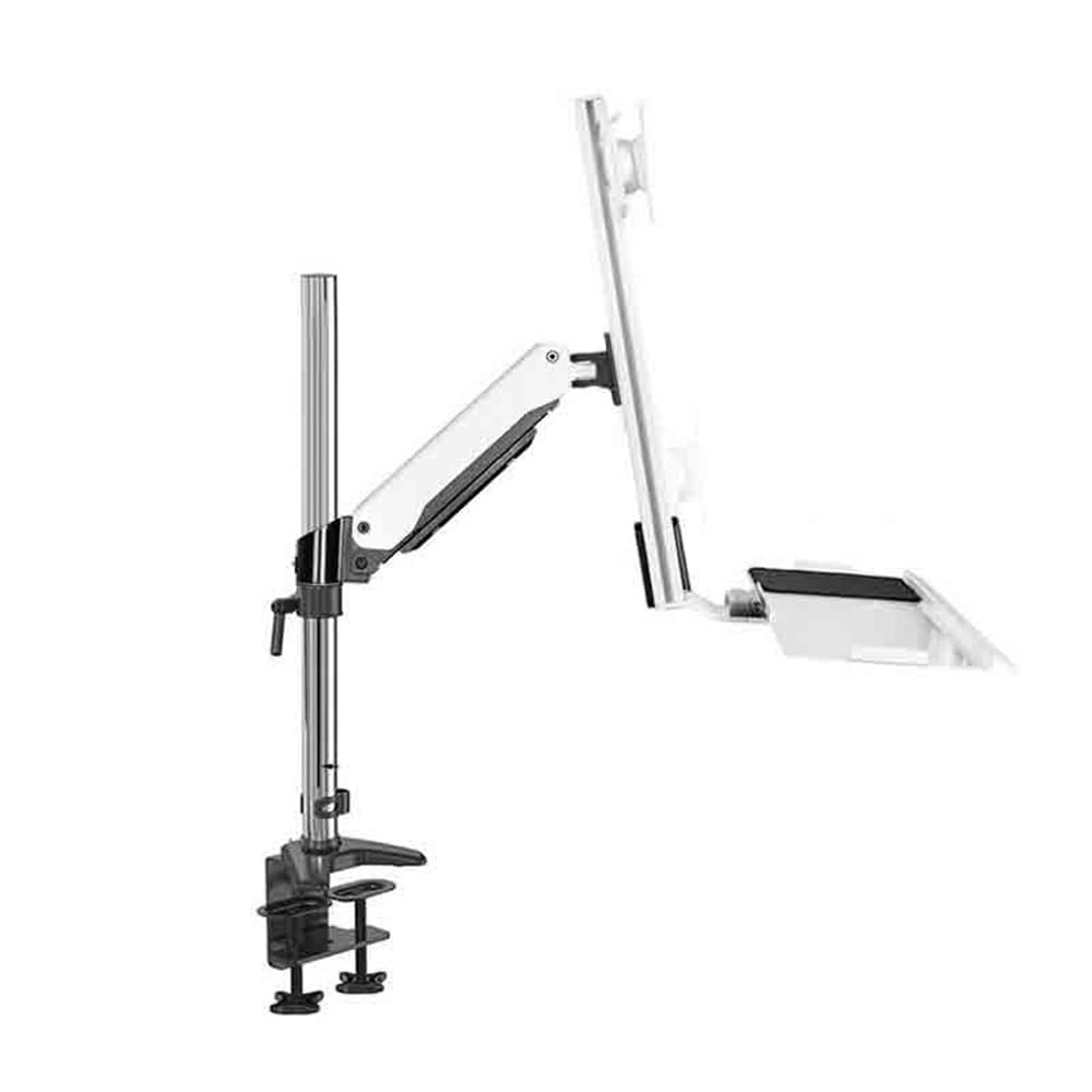 Aioneer Monitor Arm Single Arm Single Screen With Plain Traydesk Clamping Monitor Standapplicable To 15-27 Inch Screens Monitor Mount Arm