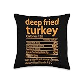 Deep Fried Turkey Throw Pillow