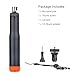 SOONSUN 4in1 Floating Selfie Stick Tripod for GoPro Hero 13 12 11 10 9 8 7 6 5 4 3, Max, AKASO, Osmo Action 3/4/5 Pro Camera - As Waterproof Extension Monopod Pole Floating Handle Grip Tripod Stand