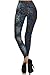 N335-OS Cascade Enchantee Printed Stylish Leggings