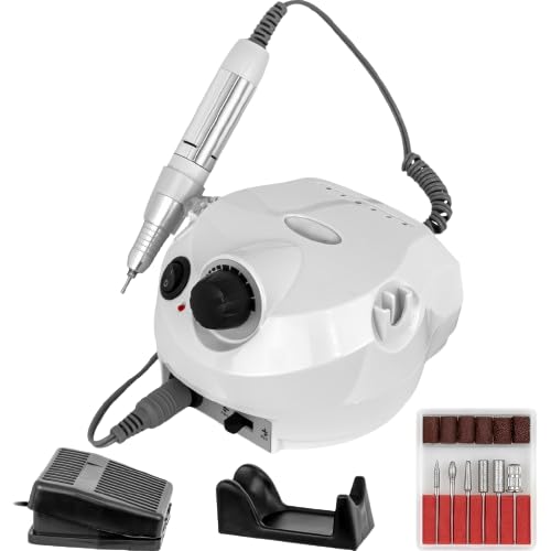 Motor Porquinho Motor com Pedal, Bivolt 110V - 220V, Profissional, Nail Drill com Luz LED