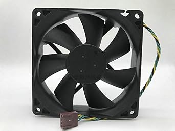 New Cooling Fan for HP Elite 8000 8200 8300 SFF or MT/Compaq Pro 6000, 6005, 6200, 6300, 6305, 3500, 4300 SFF or MT, P/N 647287-001 Foxconn PVA092G12H, 92x25mm 4wire, 12V DC 0.40A