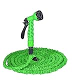 Fonction extensible automatique 3 fois : notre tuyau d'arrosage peut s'étendre automatiquement jusqu'à 3 fois sa longueur d'origine lorsque l'eau coule à travers, ce qui le rend parfait pour une large gamme d'applications, y compris le lavage de voiture, le nettoyage intérieur/extérieur, le jardinage, et plus encore.