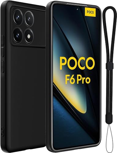 HNWEIWEI ϏՌ TPUf P[X یJo[ Xiaomi POCO F6 Pro (ubN)