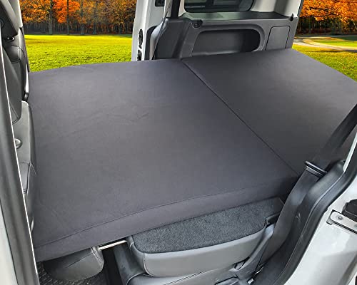 BREMER SITZBEZÜGE Klappmatratze kompatibel mit VW Caddy ab 2003-2022 Bettverlängerung Camping Zubehör Wohnmobilbett Camper Schlafauflage L 180 x B 110 x H 10 cm Kaltschaummatratze Klappsystem