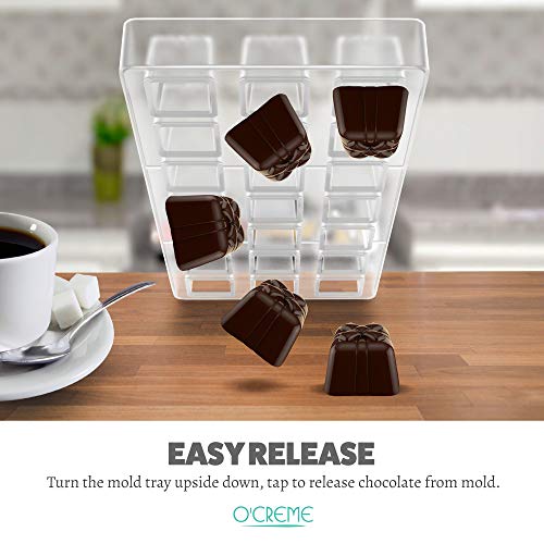 O'creme Clear Polycarbonate Chocolate Mold (Gift Box) #TOP2