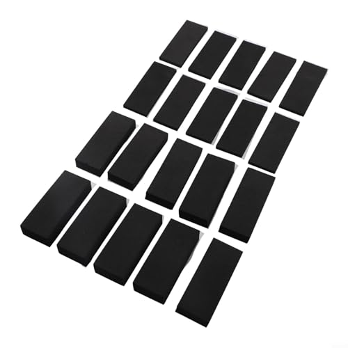 Drivstraw Protectores de pared para cabecera de espuma EVA para reducción de ruido y protección de pared, compatibles con muebles, sofás, marcos de cama, respaldos de sillas, mesas, 20 unidades