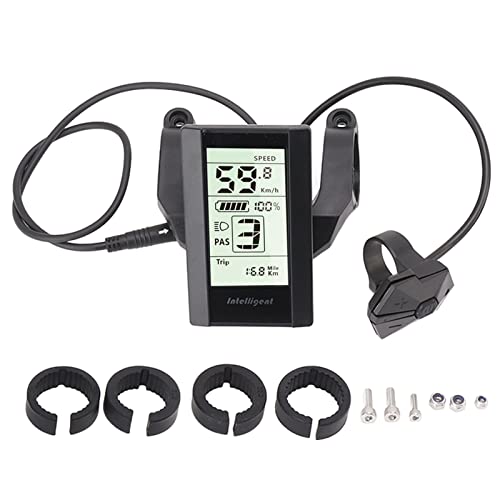 Gavigain 24V 36V 48V 52V 800S Electric Bike LCD Display Panel, Waterproof Display, LCD Control Panel Compatible for Electric Bike Modification