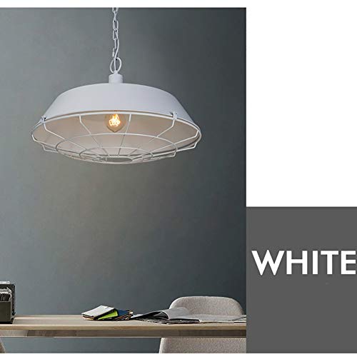Suspension léger loft de plafond industriel au design vintage en métal brossé